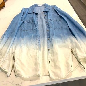 Long sleeve jean shirt